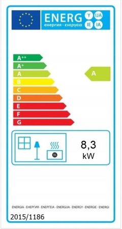 Piec wolnostojący żeliwny 9kW na drewno (kolor: miedziany, średnica wylotu spalin: 120mm) - spełnia anty-smogowy EkoProjekt 65882970